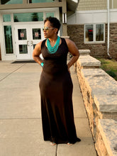 Load image into Gallery viewer, Backless Bandage Maxi Dress