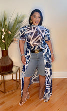 Load image into Gallery viewer, Denim Mystic Blue Maxi Top