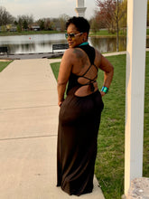 Load image into Gallery viewer, Backless Bandage Maxi Dress