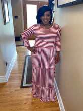 Load image into Gallery viewer, Peppermint Candy Maxi Dress